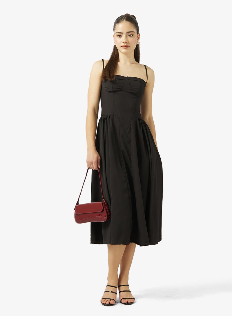 جينجر فستان بتصميم أميرة بياقة قلب وكورسيه - Image 4